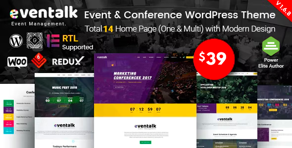 EvnTalk Event Conference Theme (EvenTalk)