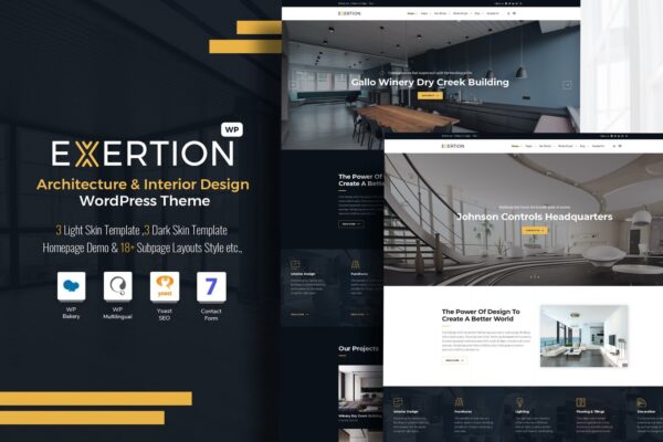 Exertion – Architecture & Interior WordPress Theme