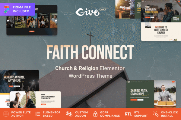 Faith Connect - Religion & Church WordPress Theme