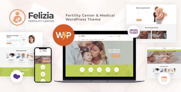 Felizia Fertility Center and Medical WordPress Theme