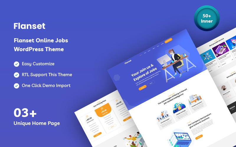 Flanset – Online Jobs WordPress Theme
