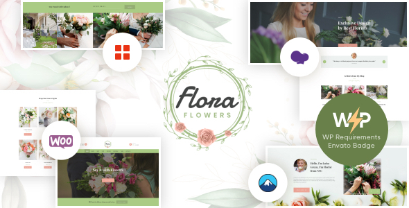 Flowers Boutique and Florist WordPress Theme