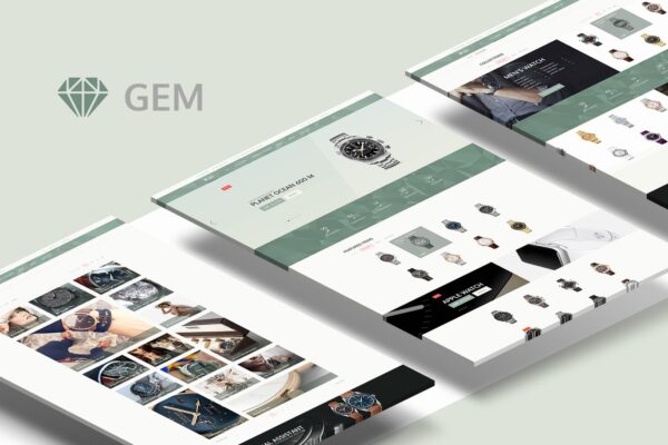 Gem — Luxury eCommerce Responsive WordPress Theme