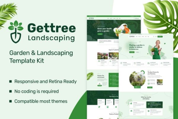 Gettree – Garden and Landscaping WordPress Theme