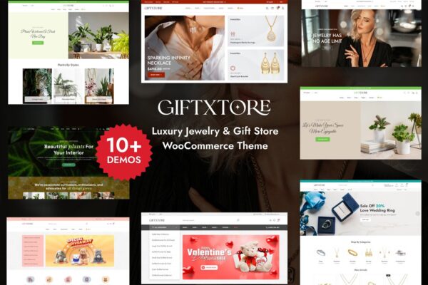 GiftXtore – Luxury Jewelry and Gift Store Elementor WooCommerce WordPress Theme