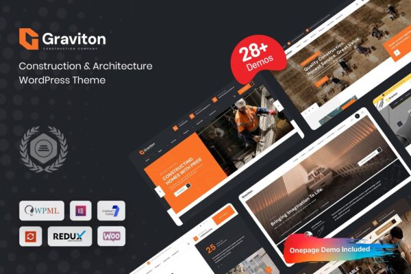 Graviton – Construction WordPress Theme