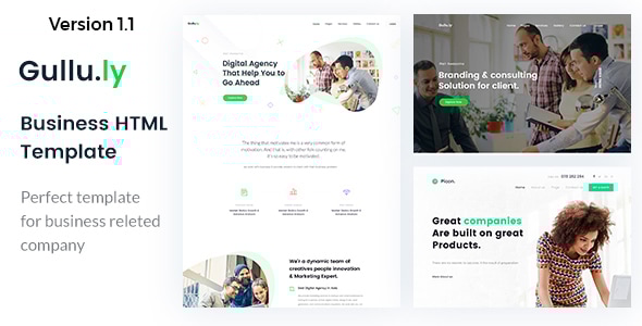 Gullu – Agency & Multipurpose WordPress Theme