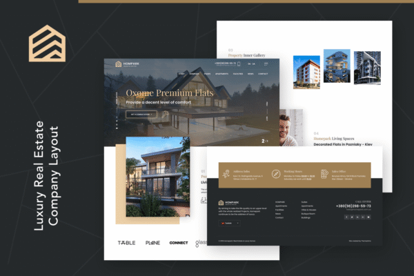 Hompark Real Estate & Luxury Homes Theme