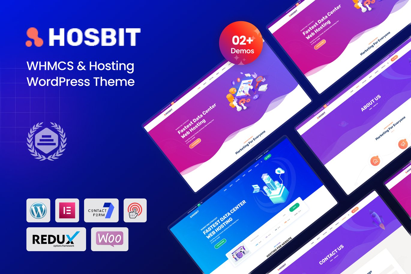 Hosbit – WHMCS & Hosting WordPress Theme