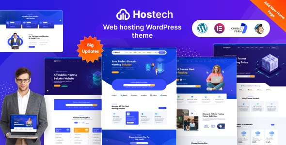 Hostech Web hosting & WHMCS WordPress theme