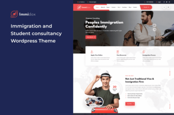Immidox - Immigration Wordpress Theme