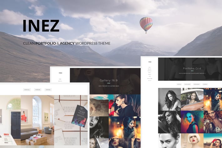 Inez – Clean Portfolio & Agency WordPress Theme