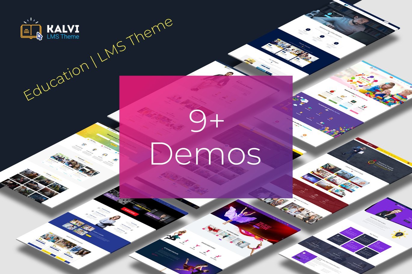 Kalvi Education LMS WordPress Theme