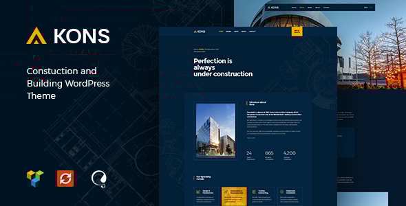 Kons Construction and Building WordPress Theme