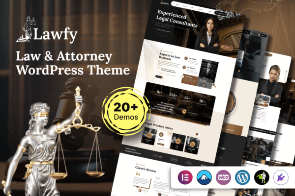 Lawfy - Law & Attorney WordPress Theme