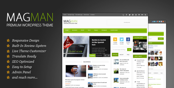 MagMan Magazine – News Magazine Theme