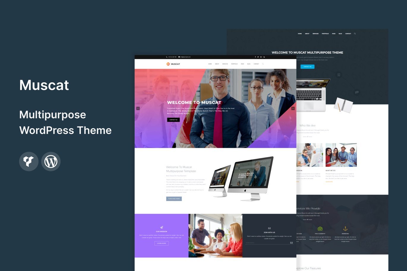 Muscat Multipurpose WordPress Theme