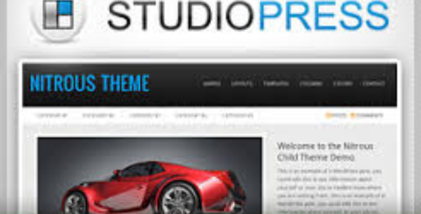 Nitrous Child Theme WP theme