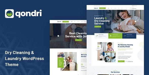 Qondri - Dry Cleaning & Laundry Services WP Theme