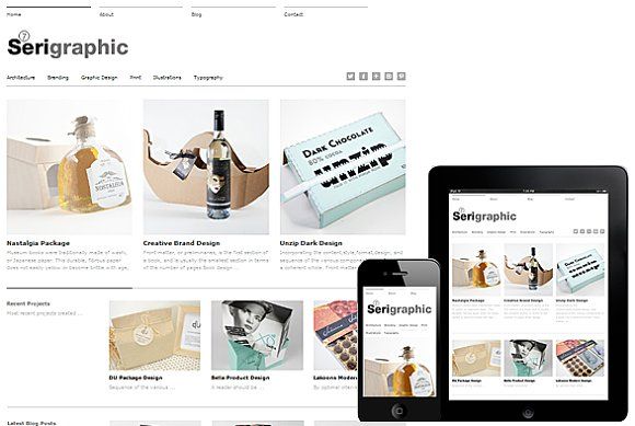 Serigraphic Theme Responsive