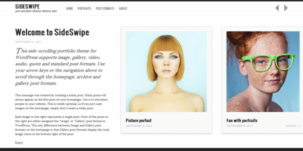 Sideswipe - Wordpress Theme