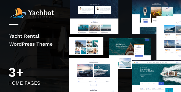 Yacht & Boat Rental WordPress Theme - Yachbat