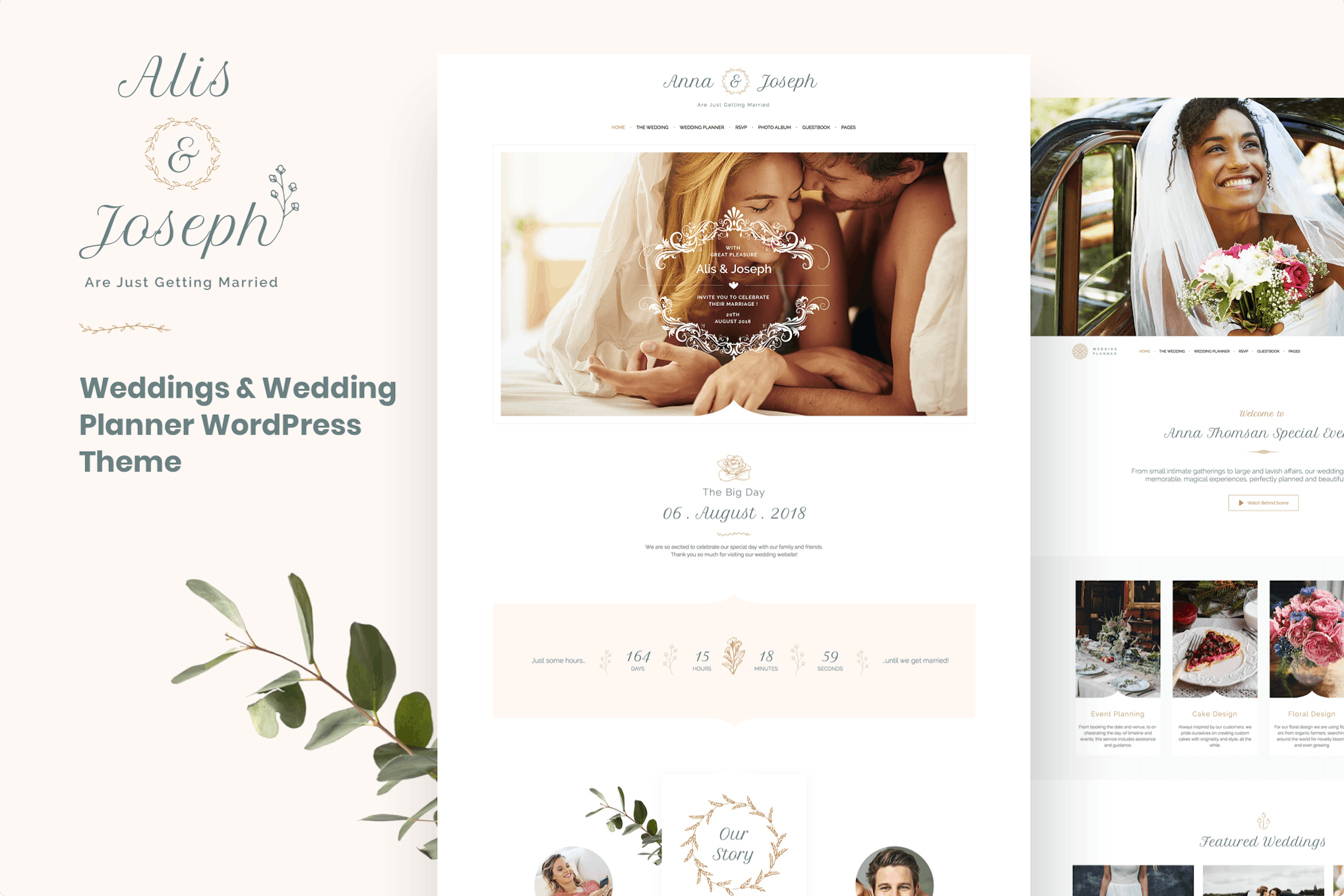 Alis Wedding Planner WordPress Theme