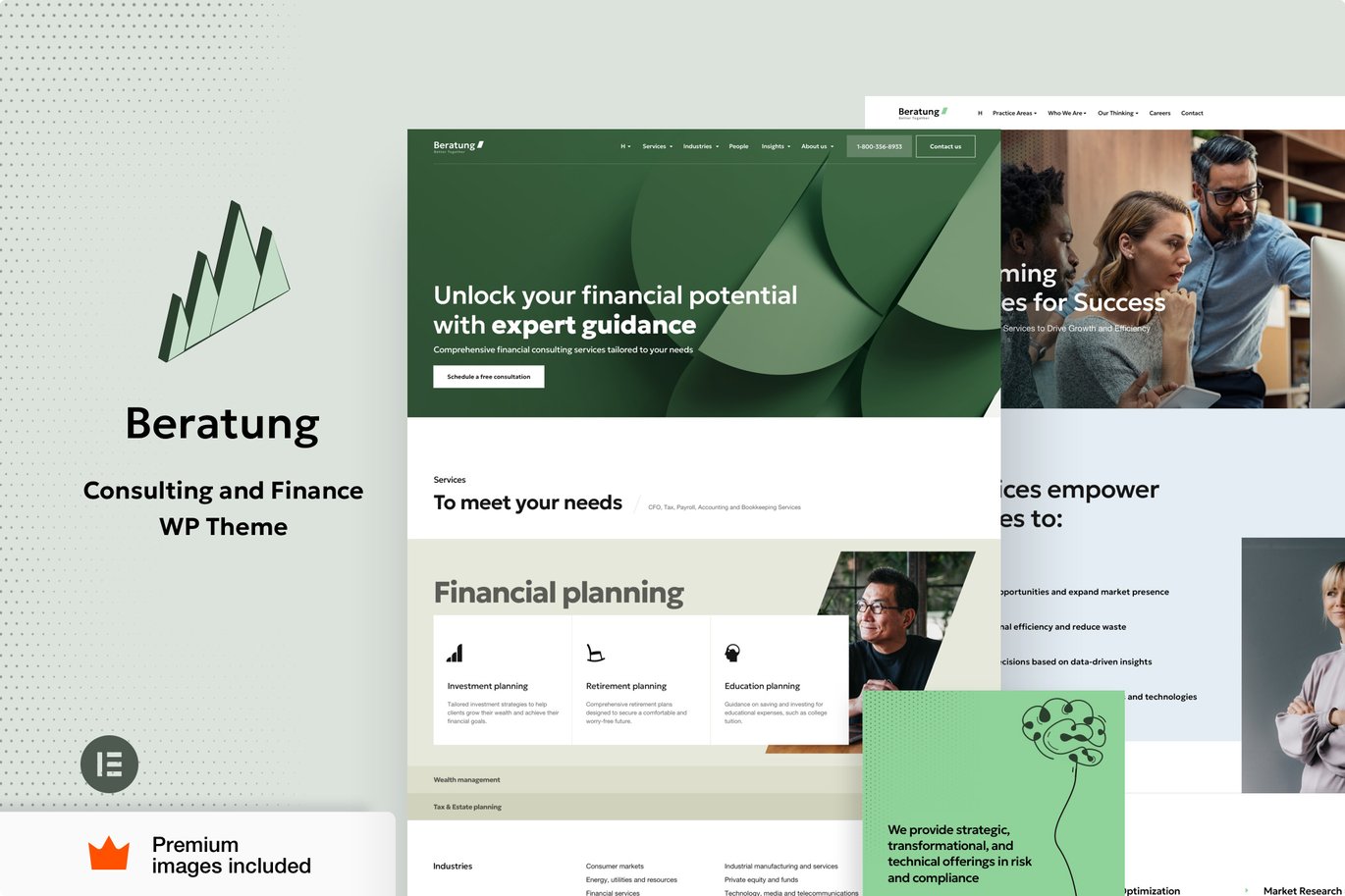 Beratung – Consulting and Finance WordPress