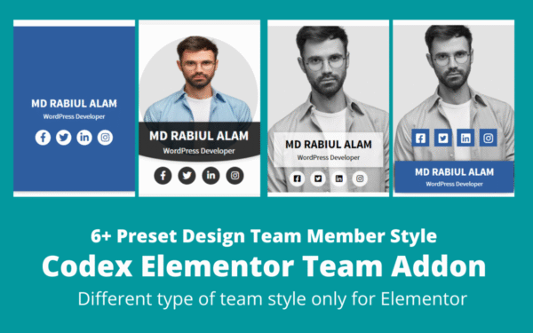 Codex Team – WordPress Elementor Addons Plugins WordPress Plugin