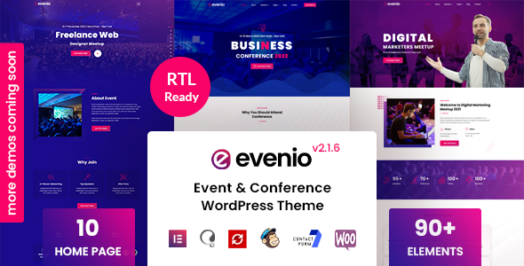 Eveni – Event & Conference WordPress Theme