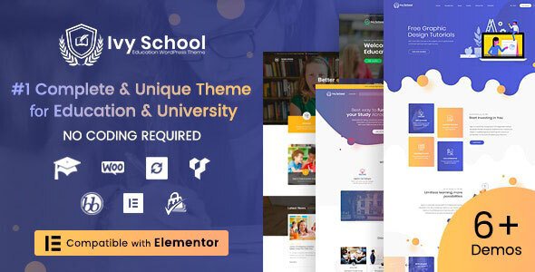 IvyPrep Education & School WordPress Theme