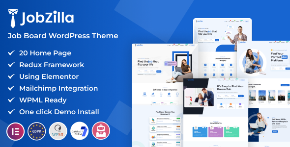 JobZilla Job Board WordPress Theme