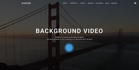 Kanter – Corporate and Portfolio and Agency WordPress Theme