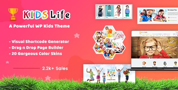 Kids Life Children School Theme