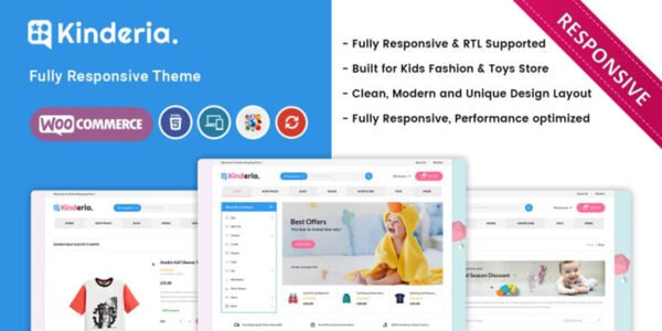 Kinderia - The Mega Kids Fashion Store WooCommerce Theme