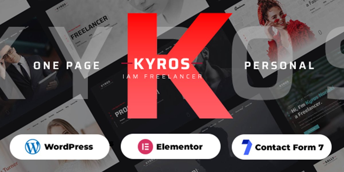 Kyros – Personal Portfolio CV Resume Theme