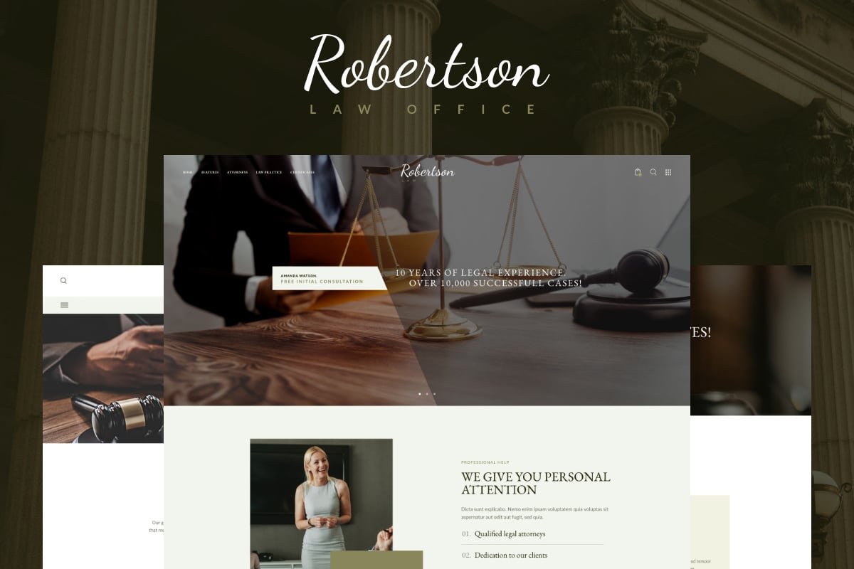 Law Office Attorney and Legal Adviser Theme