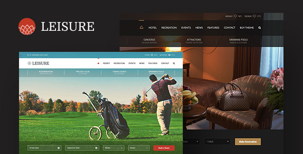 Leisure – Hotel WordPress Theme