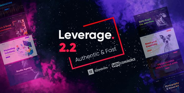 Leverage Creative Agency & Portfolio WordPress Theme