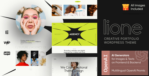 Lione – Personal Portfolio for Creatives WordPress Theme