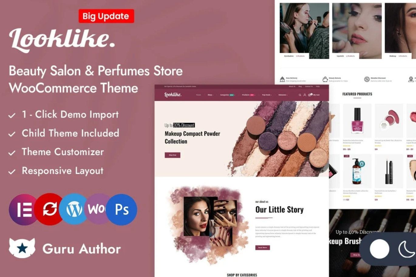 Looklike – Cosmetics Store WooCommerce Responsive Theme