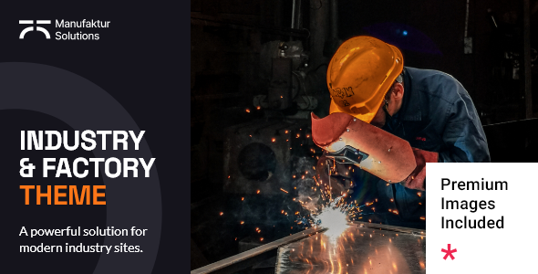 Manufaktur Solutions – Industry and Factory Theme