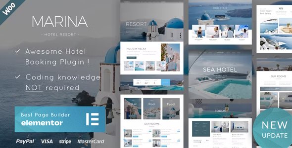 Marina – Hotel & Resort WordPress Theme