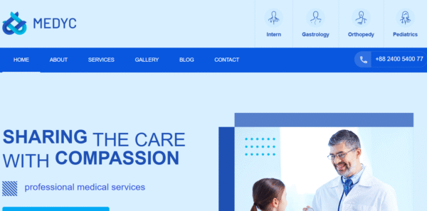 Medyc Medical WordPress Theme