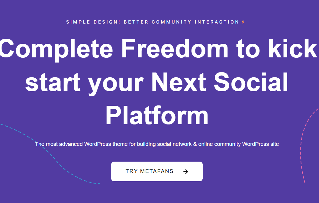 MetaFans – Community & Social Network BuddyPress Theme