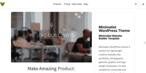 Minimalist WordPress Theme