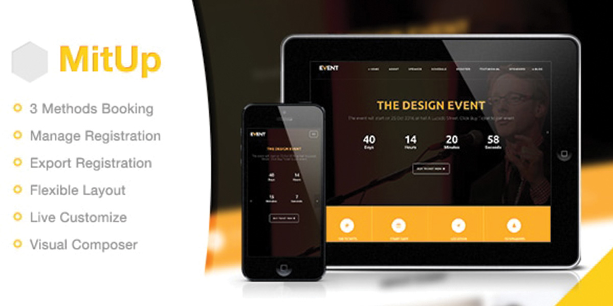 MitUp - Event & Conference WordPress Theme