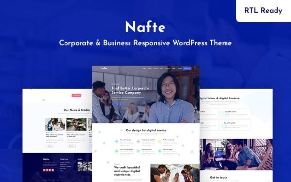 Nafte – Corporate Business WordPress Theme