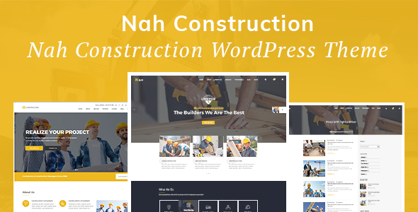 Nah Construction, Building Business WordPress