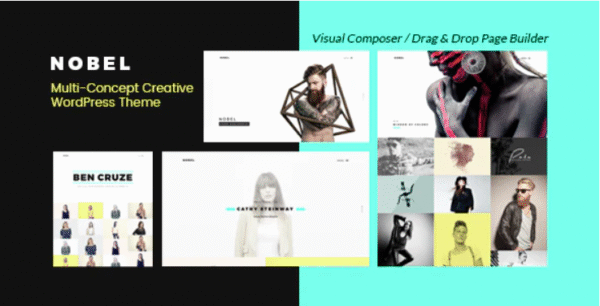 Nobel – Minimal & Versatile Multi-Concept Portfolio & Agency WordPress Theme